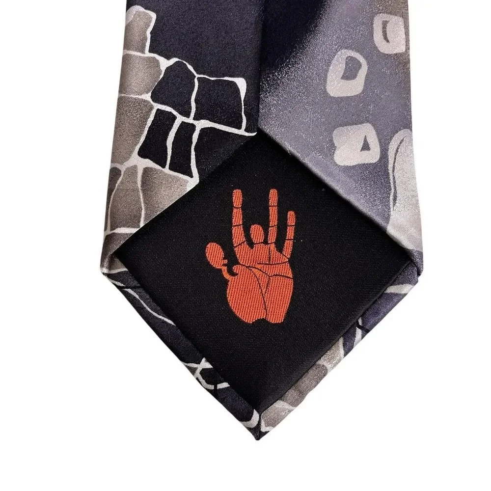 Vintage J Garcia Arches Silk Tie Limited Collection Abstract Geometric 2000s